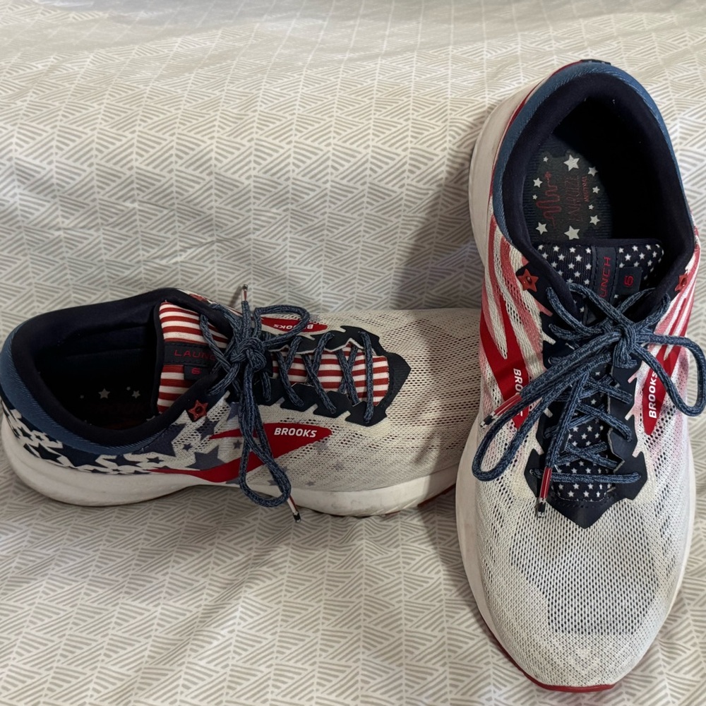 Brooks Limited Edition Old Glory Red, White, and Blue Shoe